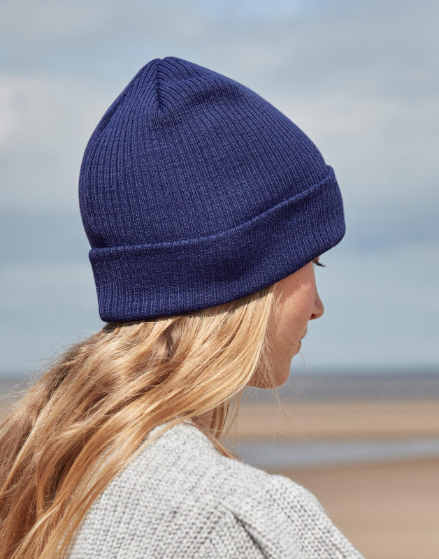 Čiapka Beanie z jemného úpletu z organickej bavlny 2