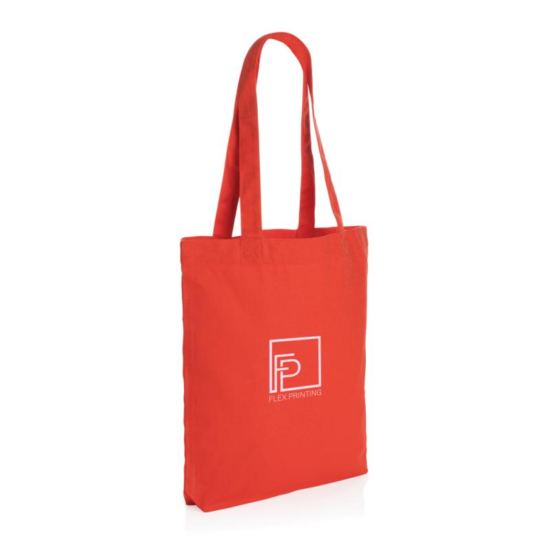 Tote bag Impact z 285g recykl. canvas luscious red 3