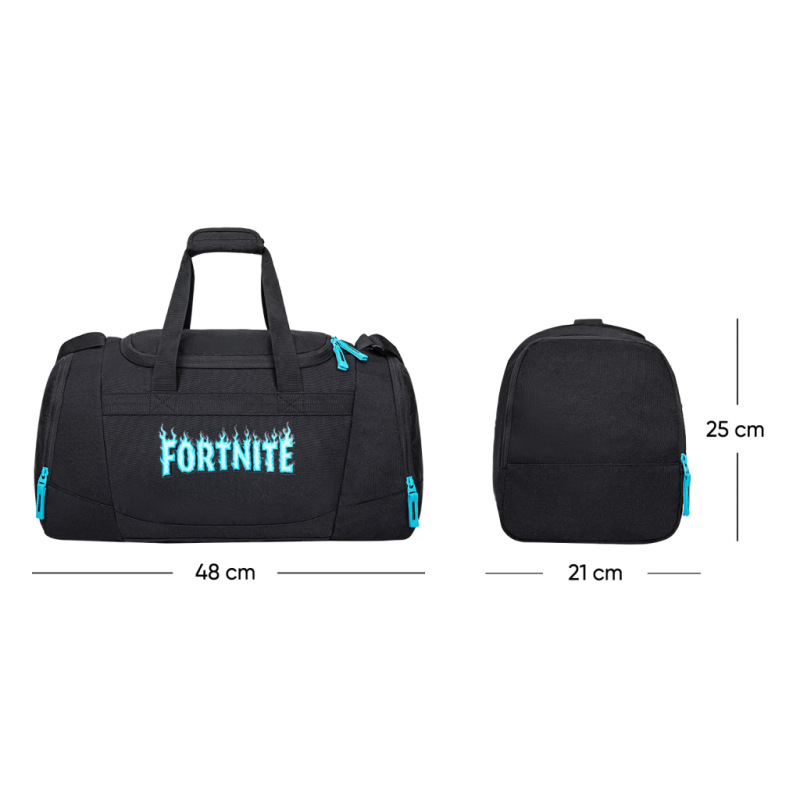BAAGL Športová taška Fortnite Blue GRS 6