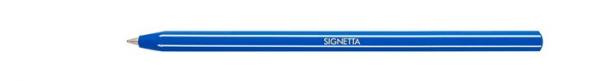 Guľôčkové pero, 0,7 mm, s vrchnákom, ICO "Signetta", modré