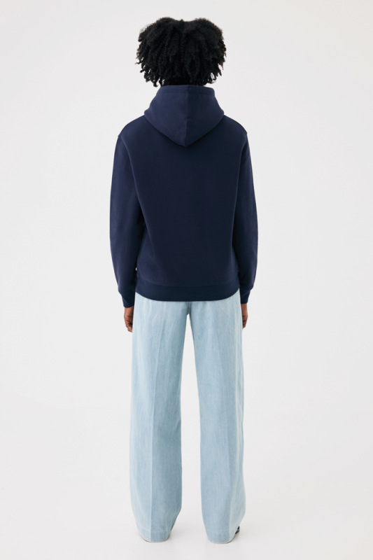 IQONIQ Joshua Unisex mikina s kapucňou z rec. bavlny námornícka modrá XXL 8