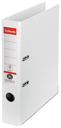 Pákový šanón, 50mm, A4, ekologický, s ochrannou lištou, ESSELTE "No.1", biela