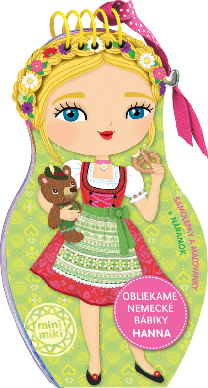 Obliekame nemecké bábiky HANNA – Maľovanky