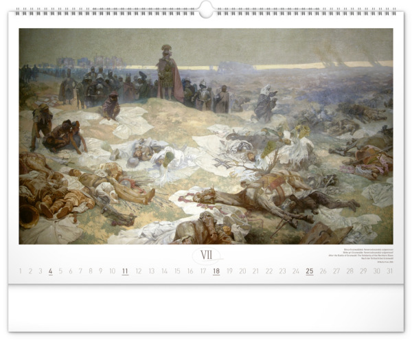 NOTIQUE Nástenný kalendár Slovanská epopej – Alfons Mucha 2027, 48 x 33 cm 7