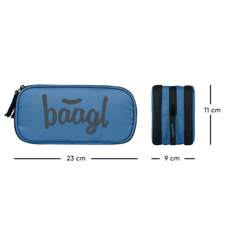 BAAGL SADA 3 Coolmate Ocean Blue: batoh, peračník, vrecko