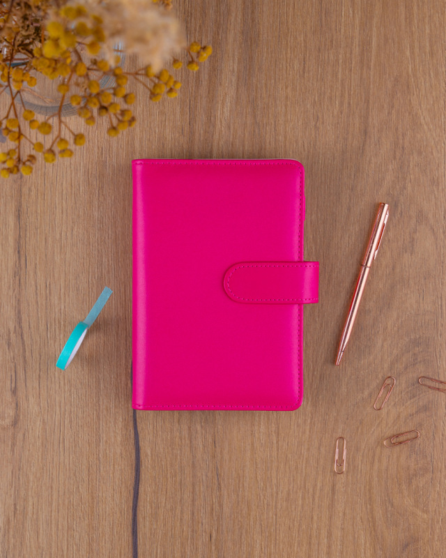 NOTIQUE Refill – Weekly Ring Bound Planner 2027, fuchsia, 12,5 x 19 cm 2