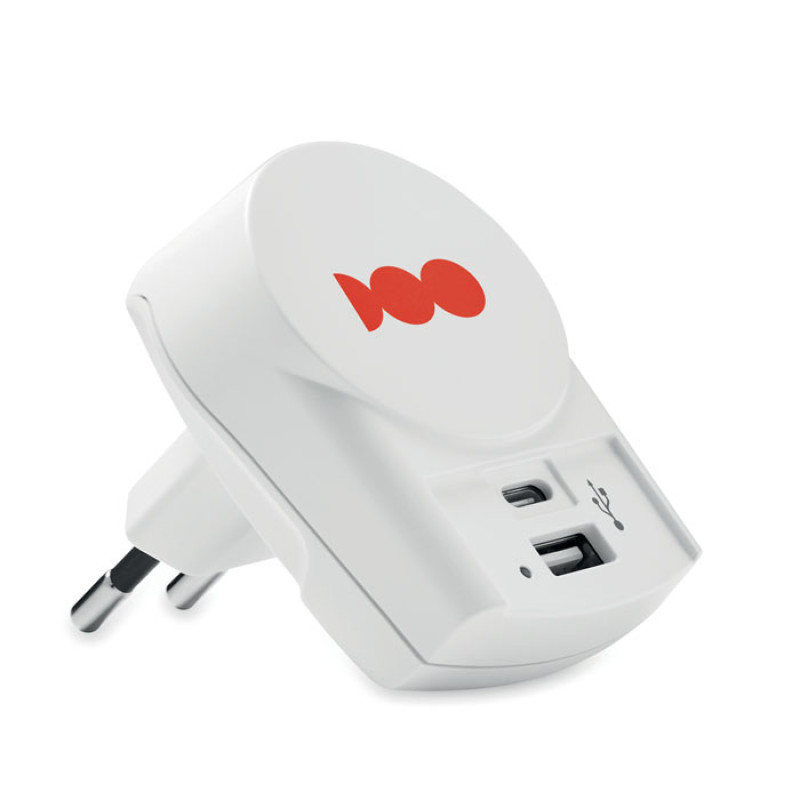 EURO USB CHARGER A/C 5
