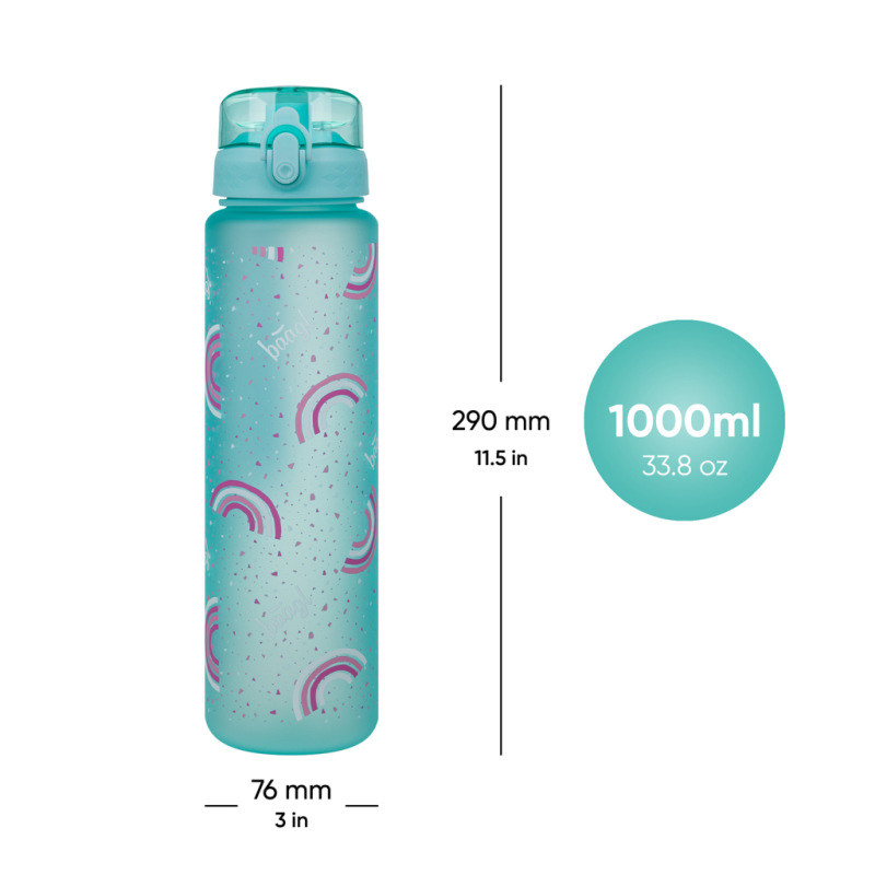 BAAGL Tritanová fľaša na nápoje Dúha, 1000 ml 5