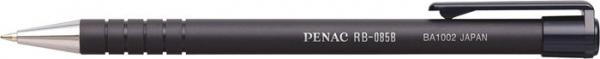 Guľôčkové pero, 0,7 mm, stláčací mechanizmus, PENAC "RB-085B", čierne