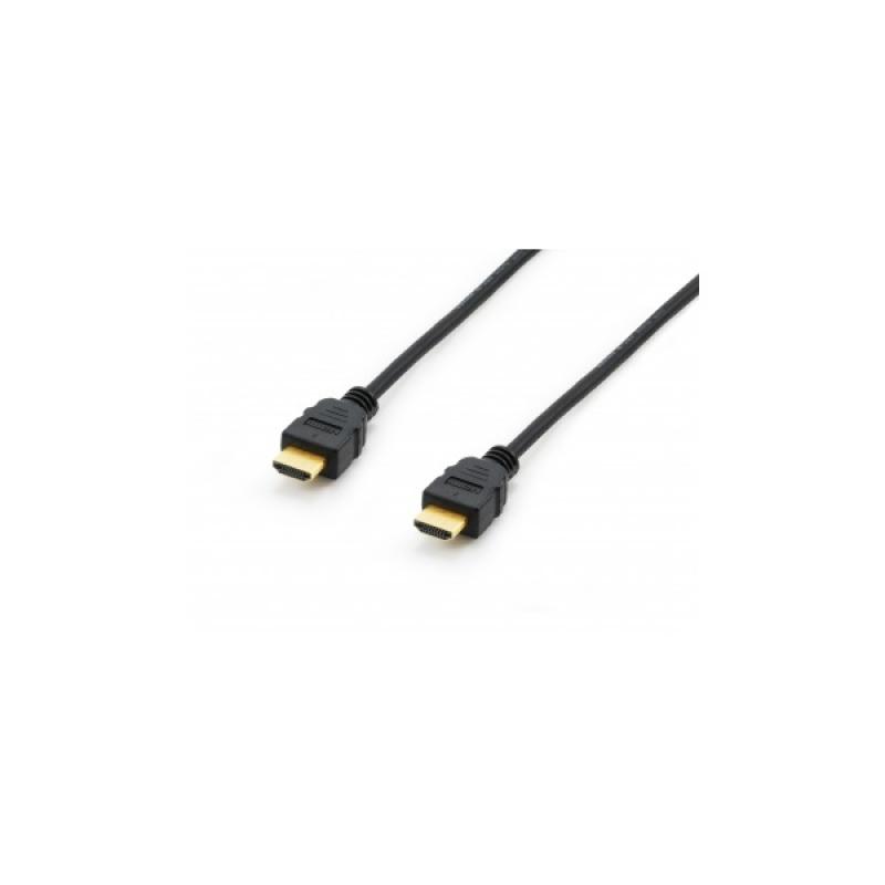 HDMI kábel, pozlátený, 5 m, EQUIP