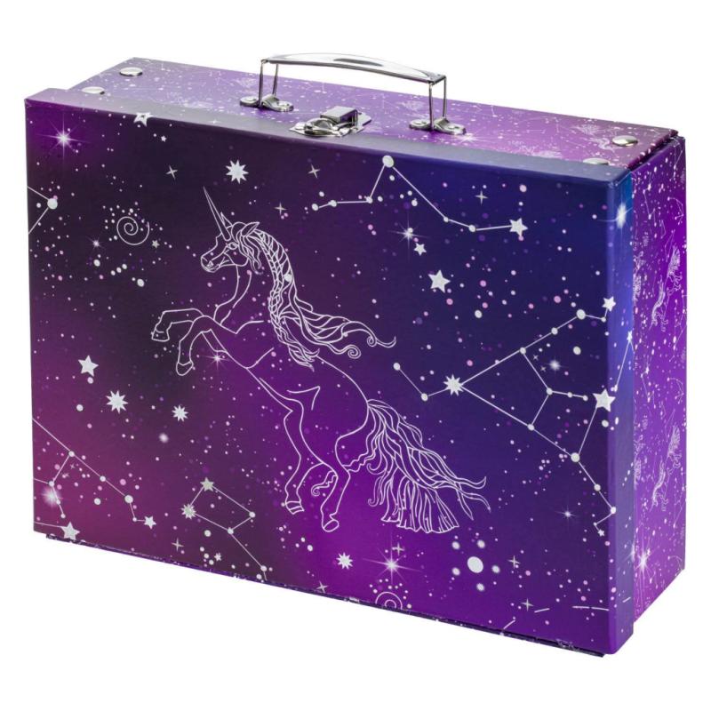 BAAGL Skladací školský kufrík Unicorn Universe