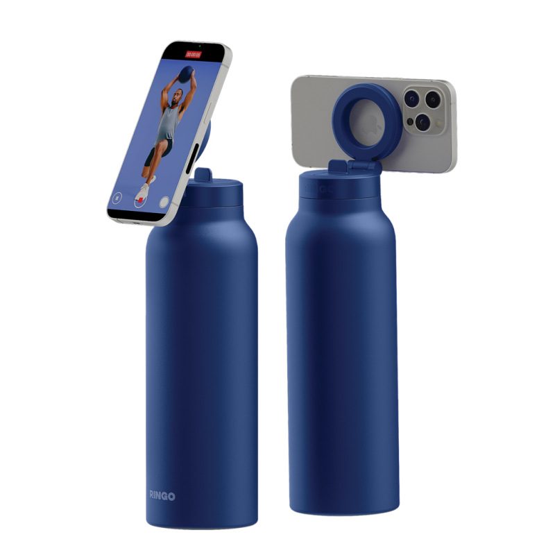 RINGO Pro MagSafe® fľaša 710 ml s magnetickým krúžkom modrá 2