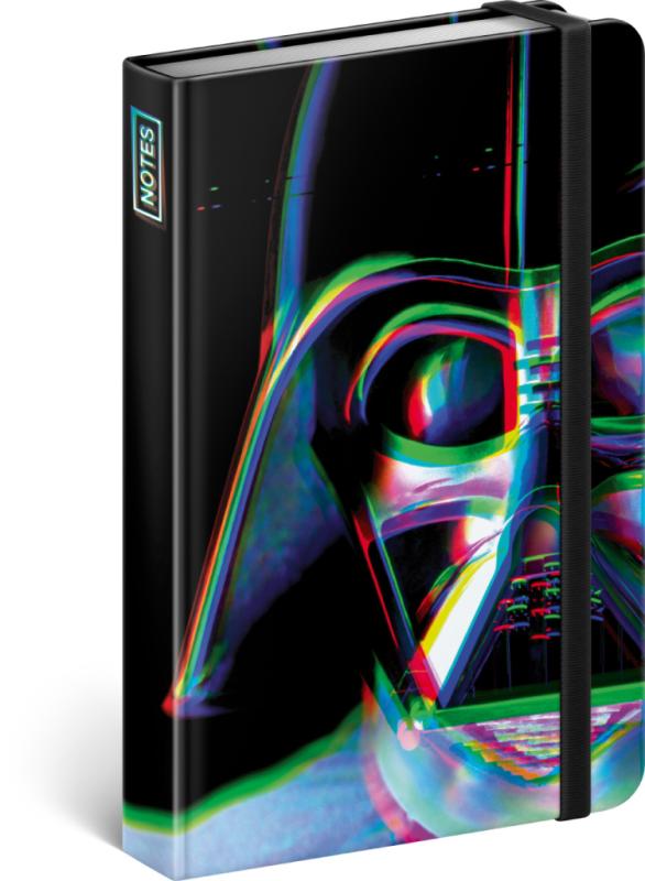 NOTIQUE Notes Star Wars – Vader, linajkovaný, 11 x 16 cm