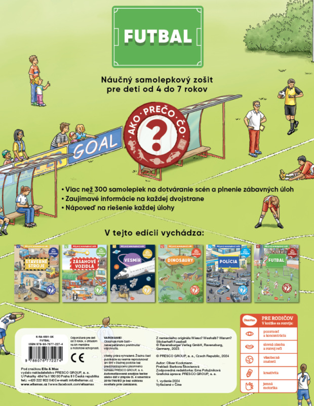 Môj prvý samolepkový zošit – FUTBAL 5