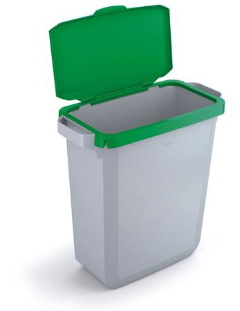 Výklopné veko pre 60 l odpadkový kôš, plast, DURABLE "Durabin®", zelené 3