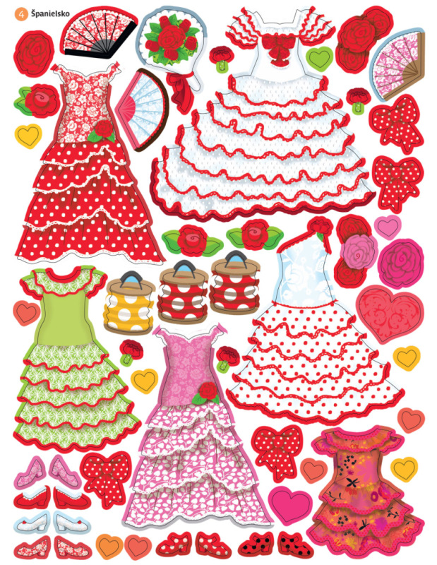 Šaty pre NEVESTY – Kniha samolepiek 7