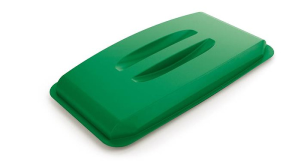 Poklop pre 60 l odpadkový kôš, plast, DURABLE "Durabin®", zelený