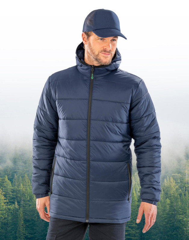 Recyklovaná polstrovaná parka s kapucňou 2