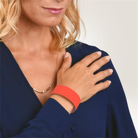 Identifikačný náramok, odolný proti roztrhnutiu,, 265x19 mm, AVERY ZWECKFORM "Tyvek", červ 4