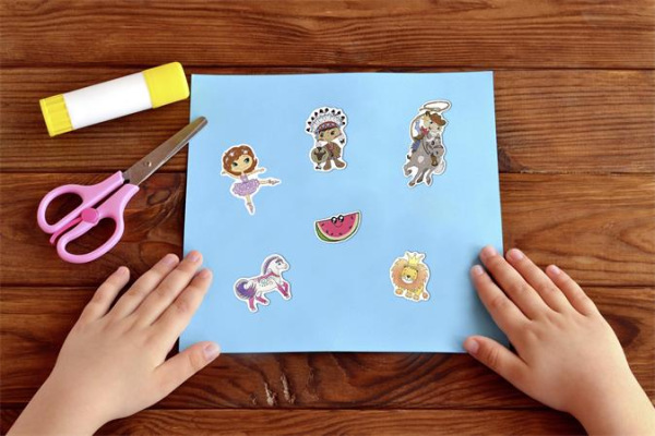 Nálepky, papier, 1 hárok, 76x120 mm, AVERY ZWECKFORM, "Z-Design No.53221", balerína 3