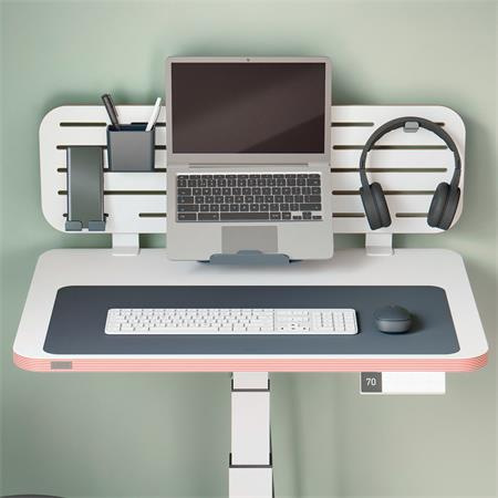 Podložka na stôl, recyklovaná koža, 70x36 cm, LEITZ, tmavosivá 5