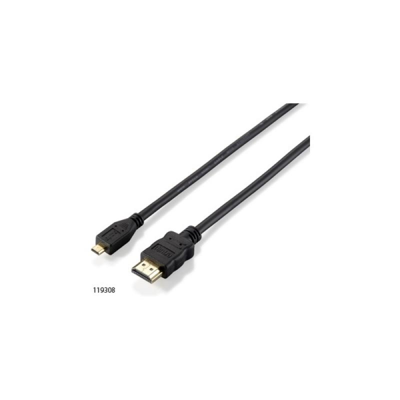 HDMI-micro HDMI kábel, 2 m, EQUIP