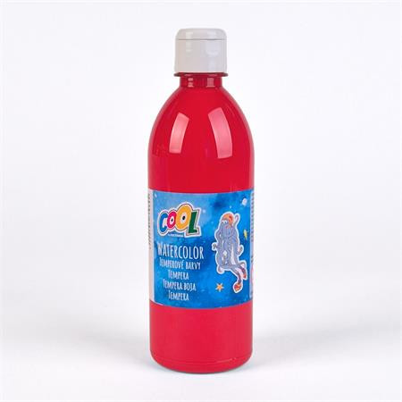 Tempera, COOL BY VICTORIA, 500 ml, červená 1