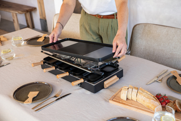 BOSKA Raclette Gourmet Party pre 8 osôb čierna 7