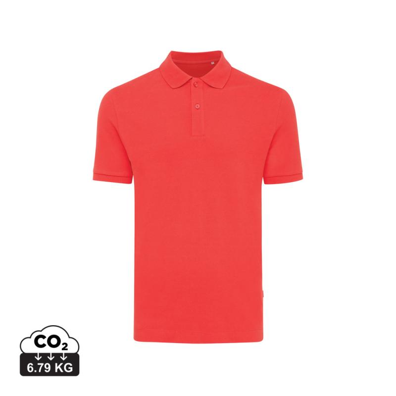 Polo tričko Iqoniq Yosemite z recykl. bavlny luscious red XL