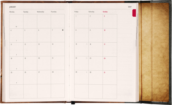 NOTIQUE Magnetic weekly planner Harry Potter – Deathly Hallows 2027, 11 x 16 cm 3