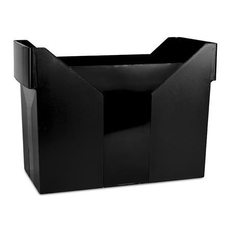 Box na závesné zakladacie dosky, plastový, DONAU, čierny