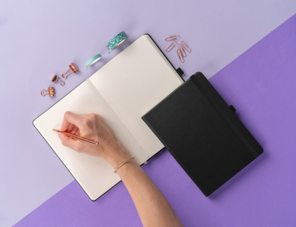 NOTIQUE Notes Aprint, čierny, bodkovaný, 15 x 21 cm 6