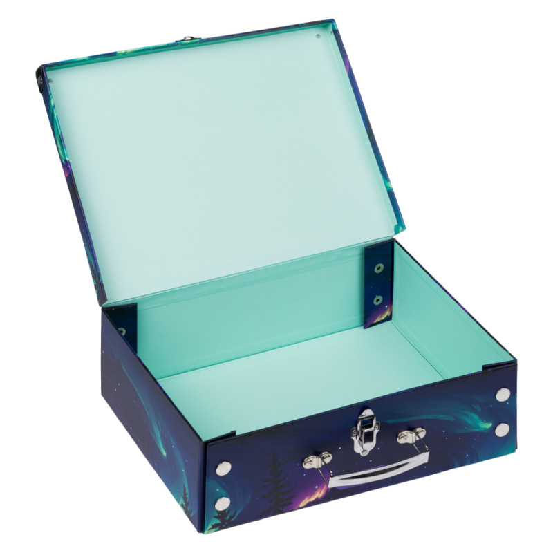 BAAGL Skladací školský kufrík Aurora s kovaním 1