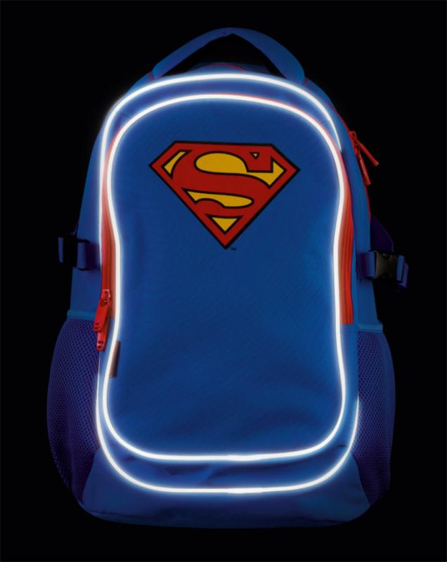 Školský batoh s pršiplášťom Superman – ORIGINAL