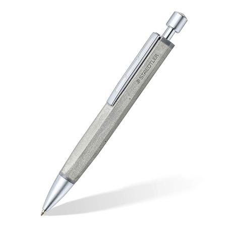 Guľôčkové pero, 0,5 mm, stláčací mechanizmus, šesťhranné, betónové telo pera, STAEDTLER "C