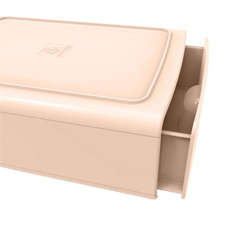 Box na dokumenty, plast, 1 zásuvka, EXACOMPTA "Skandi", nude 3