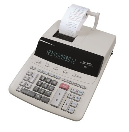 Kalkulačka, s tlačou, 12 miestny displej, 2 farebná tlač, SHARP "CS2635RHGYSE" 1
