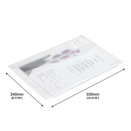 Obal na patent, A4+, RAPESCO "Eco", priehľadný 3