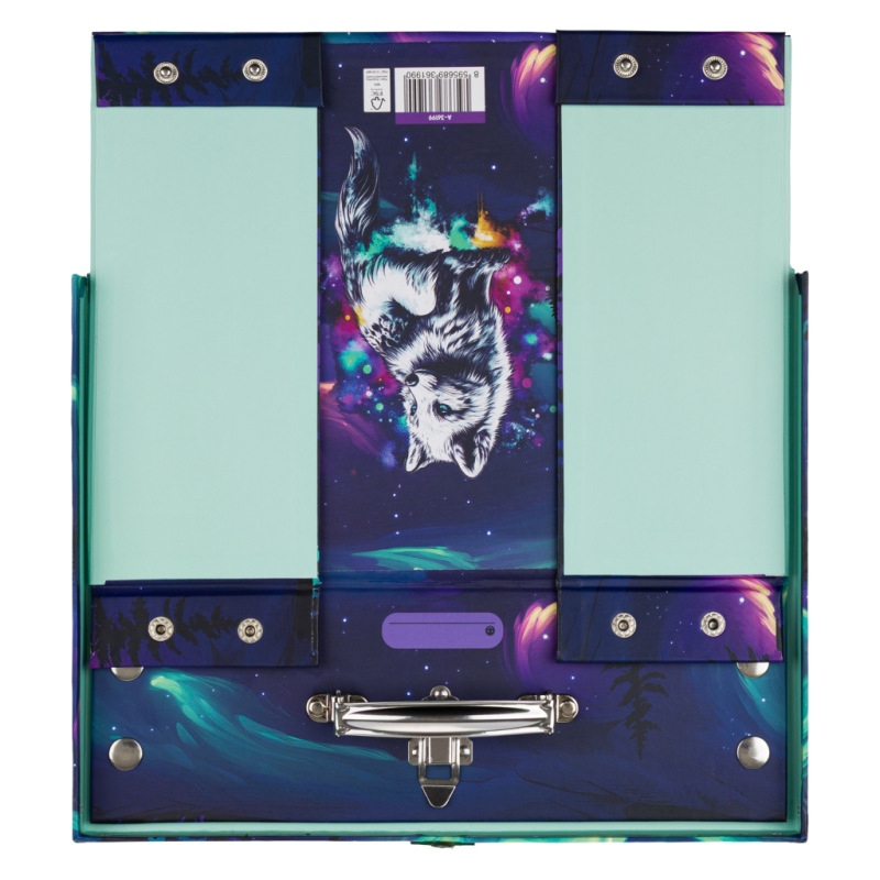 BAAGL Skladací školský kufrík Aurora s kovaním 3