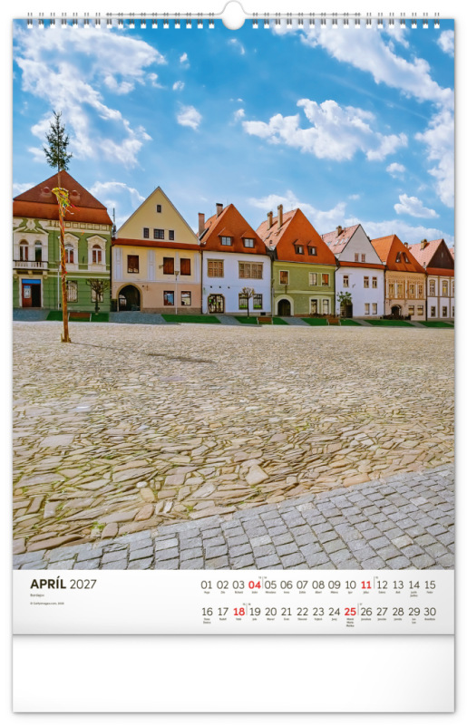 NOTIQUE Nástenný kalendár Naše Slovensko 2027, 33 x 46 cm 4