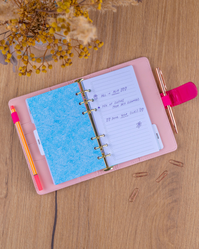 NOTIQUE Refill – Weekly Ring Bound Planner 2027, fuchsia, 12,5 x 19 cm 7