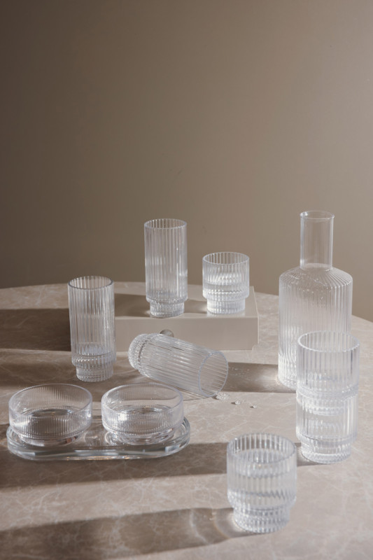 VINGA York highball poháre, 4-dielna sada priehľadné 9