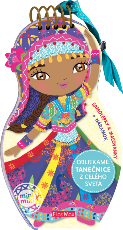 Obliekame TANEČNICE z celého sveta – Maľovanky