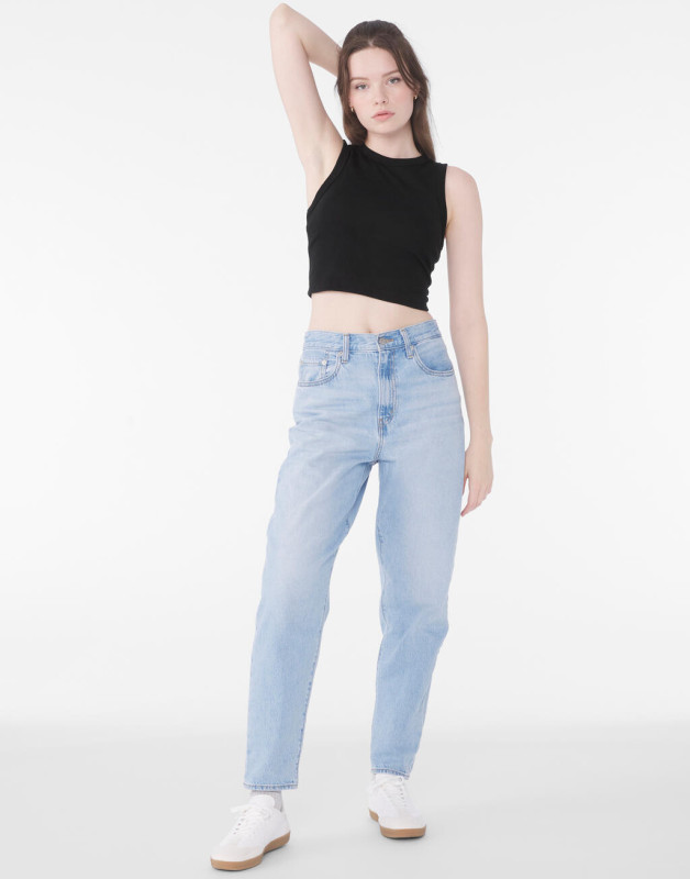 Dámske tielko Micro Rib Muscle Crop Tank 1