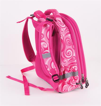 Batoh, anatomický, PULSE "Anatomic Cube Pink Magic", ružový 4