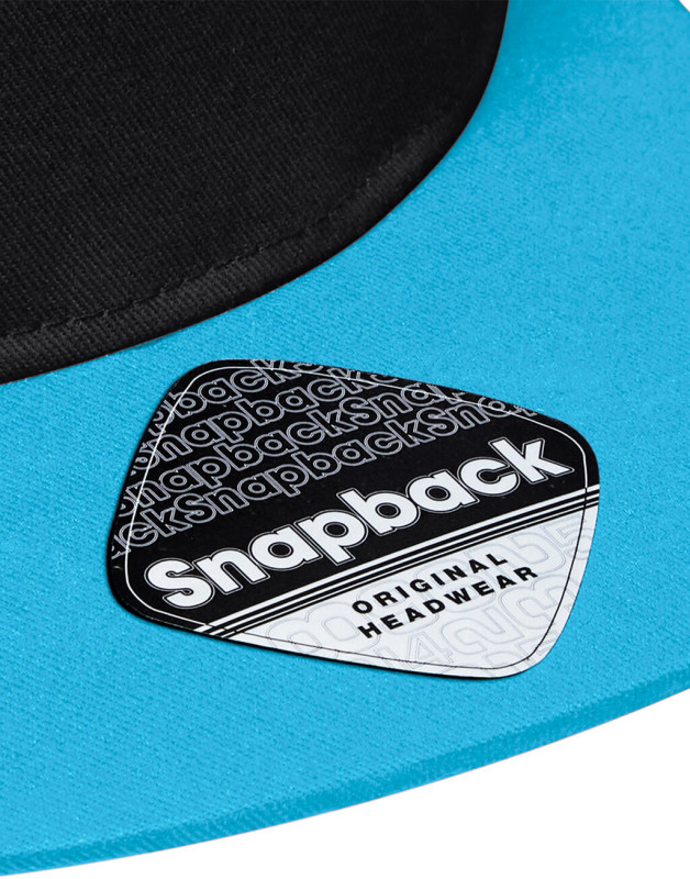 5-panelová kontrastná šiltovka Snapback 4
