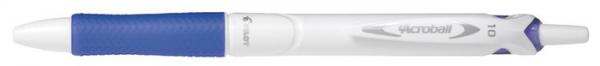 Guľôčkové pero, 0,32 mm, stláčací mechanizmus, PILOT "Acroball Pure White", modré
