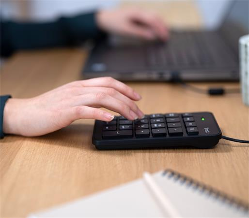 Numerická klávesnica, USB, TRUST "Xalas", čierna 3