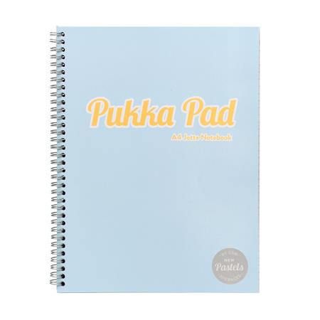 Špirálový zošit, A4, linkovaný, 100 listov, PUKKA PAD "Pastel Jotta Pad", mix farieb