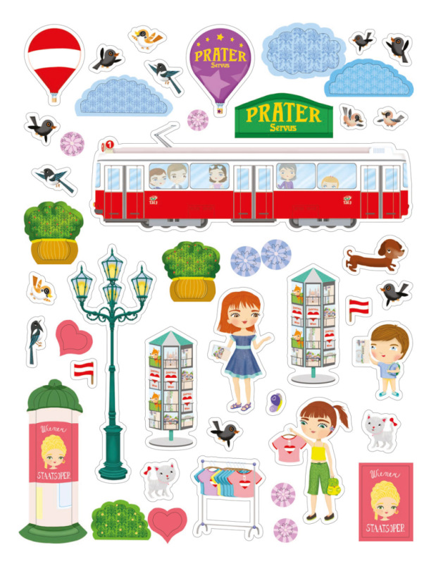 JULIA & VIEDEŇ – Mesto plné samolepiek 6